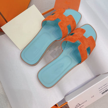 0ran Sandal Tifany/Orange Suede