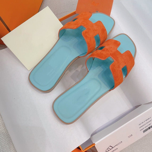 0ran Sandal Tifany/Orange Suede