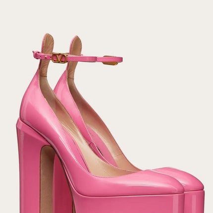 GARAVANI PLATFORM PUMPS IN MULTICOLOR CALFSKIN