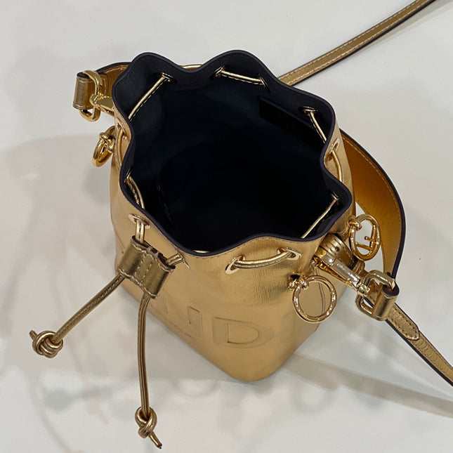 MON TRESOR 18 IN GOLD METALLIC CALFSKIN