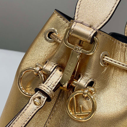 MON TRESOR 18 IN GOLD METALLIC CALFSKIN