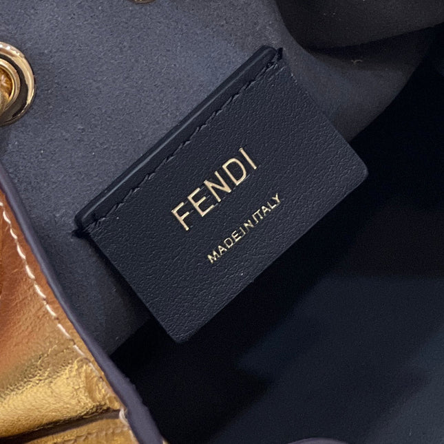 MON TRESOR 18 IN GOLD METALLIC CALFSKIN