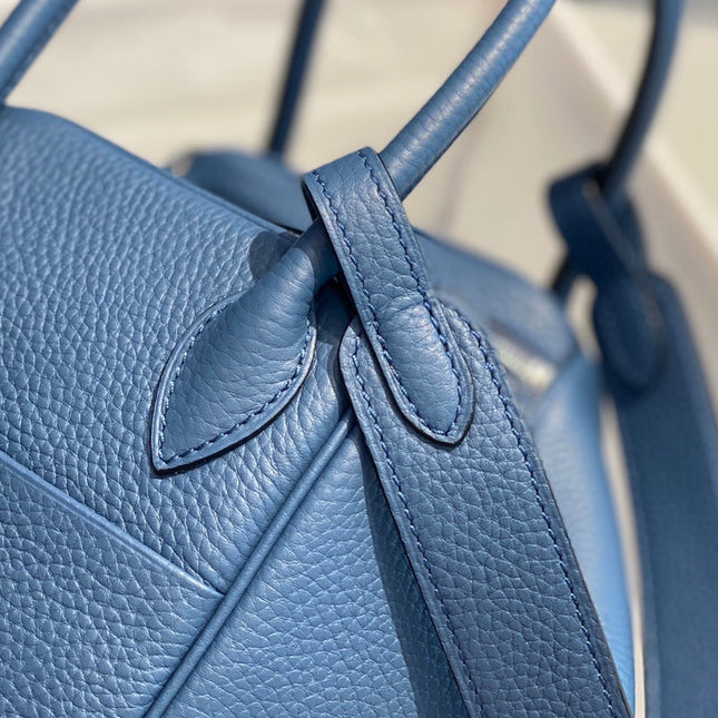 HM LINDY 26 BAG AZURE CALFSKIN