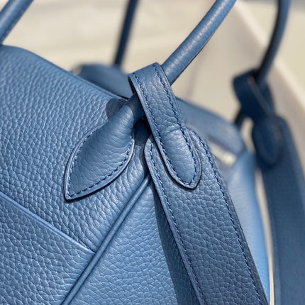 HM LINDY 30 BAG AZURE CALFSKIN