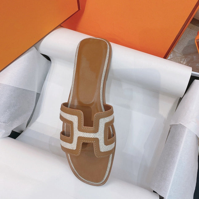 0ran Sandal Brown Leather