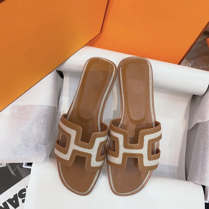 0ran Sandal Brown Leather