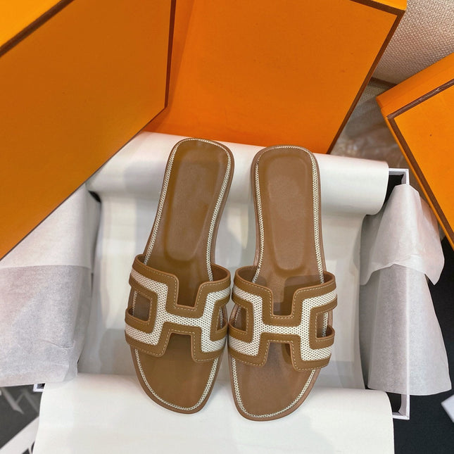 Oran Sandal Brown Leather