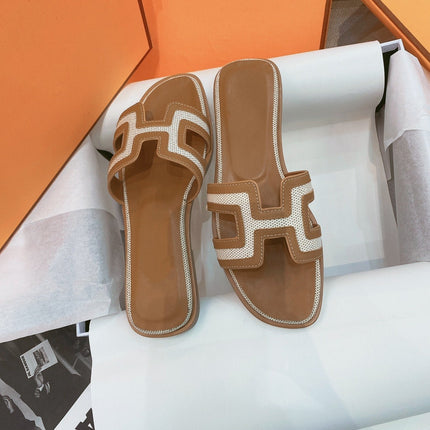 0ran Sandal Brown Leather