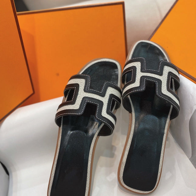 0ran Sandal Black Leather