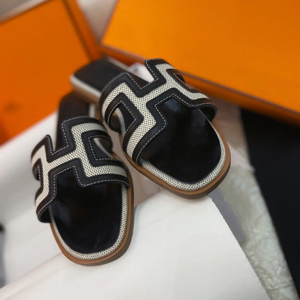 Oran Sandal Black Leather