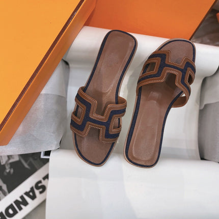 0ran Sandal Brown/Black Leather