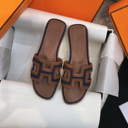 0ran Sandal Brown/Black Leather