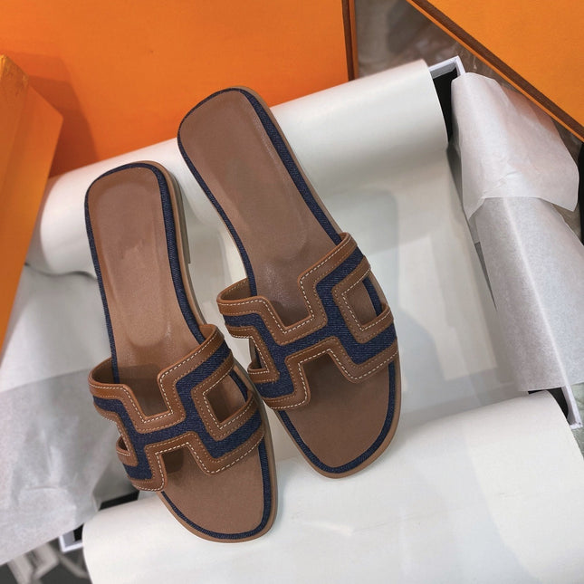 0ran Sandal Brown/Black Leather