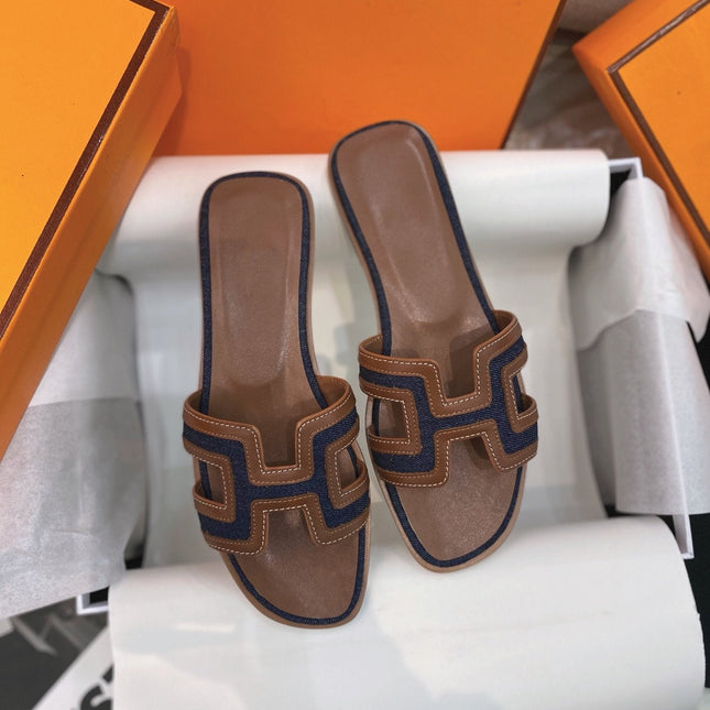 0ran Sandal Brown/Black Leather