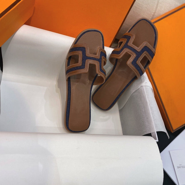 0ran Sandal Brown/Black Leather