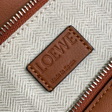 LOE PUZZLE LARGE 35 BAG IN BRONZE BROWN CALFSKIN