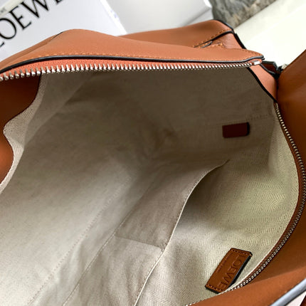 LOE PUZZLE LARGE 35 BAG IN BRONZE BROWN CALFSKIN