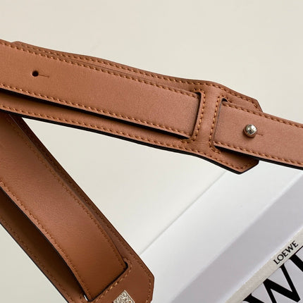 LOE PUZZLE LARGE 35 BAG IN BRONZE BROWN CALFSKIN