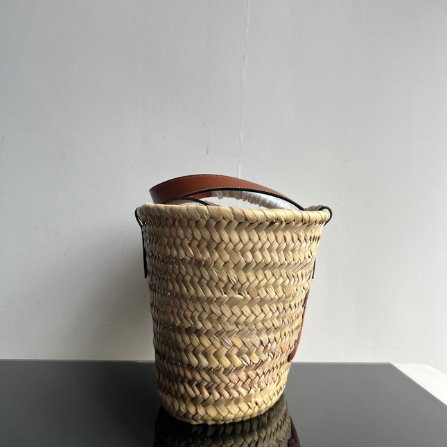 TRIOMPHE 35 BEIGE MOROCCAN RAFFIA FIBERS BAG