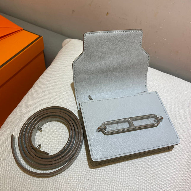 HM RoulisSlim Wallet 12.7 White Calfskin Shw