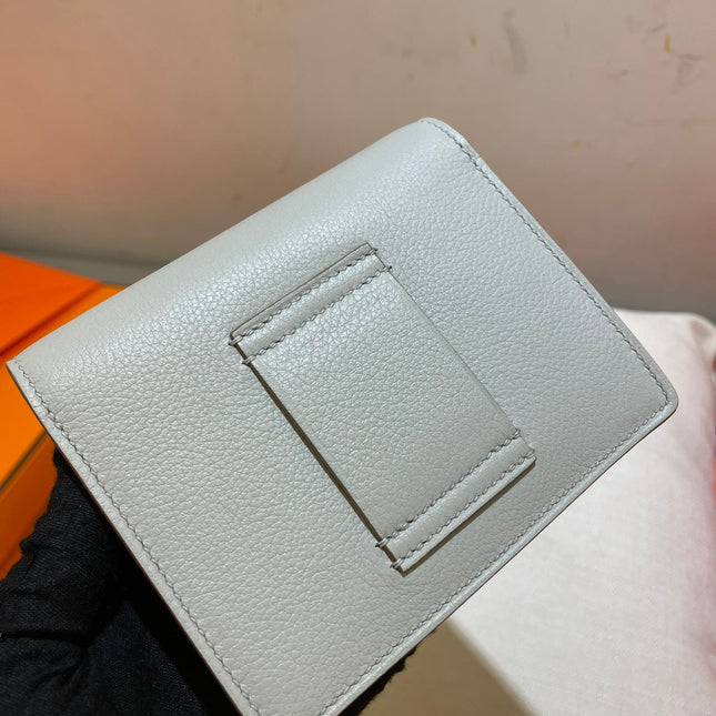 HM RoulisSlim Wallet 12.7 White Calfskin Shw