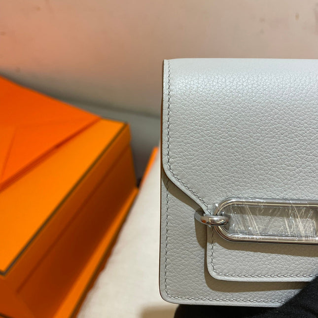 HM RoulisSlim Wallet 12.7 White Calfskin Shw