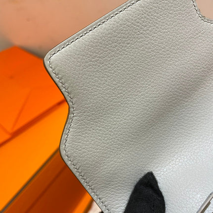 HM RoulisSlim Wallet 12.7 White Calfskin Shw