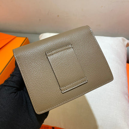 HM RoulisSlim Wallet 12.7 Brown Calfskin Ghw