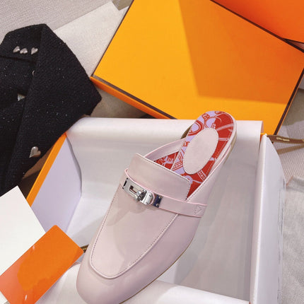 0Z Mule Pink Calfskin