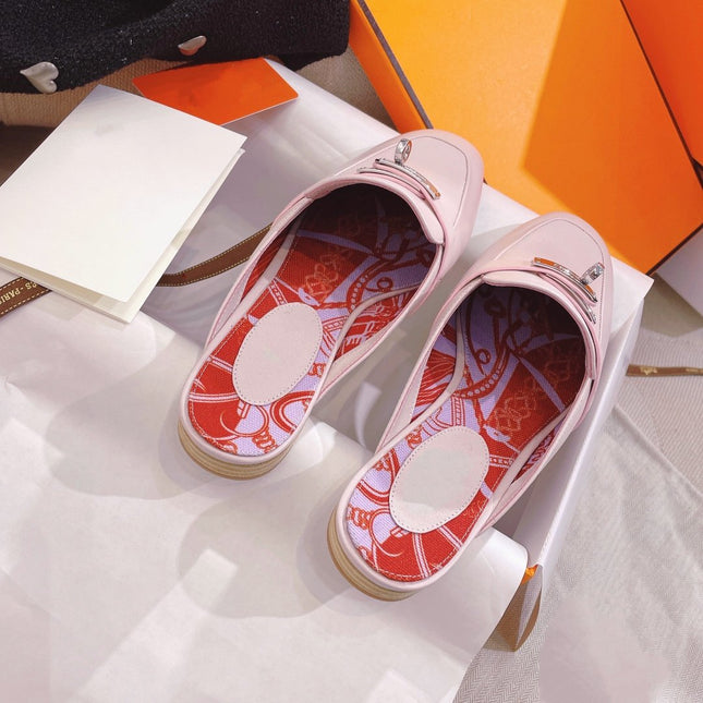 0Z Mule Pink Calfskin