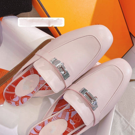 0Z Mule Pink Calfskin