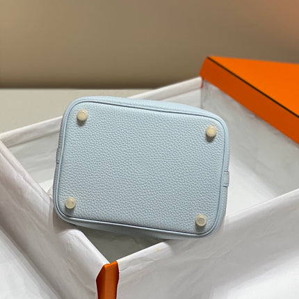 picotin lock 18 sapphire blue togo ghw