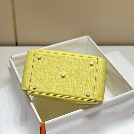 HM LINDY 30 BAG LEMON CALFSKIN
