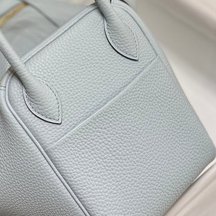 HM LINDY 30 BAG PASTEL BLUE CALFSKIN