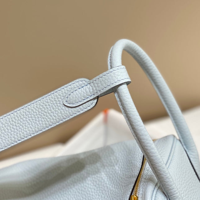 HM LINDY 26 BAG PASTEL BLUE CALFSKIN