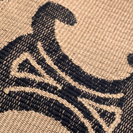 TRIOMPHE 26 FABRIC BLACK BROWN BAG