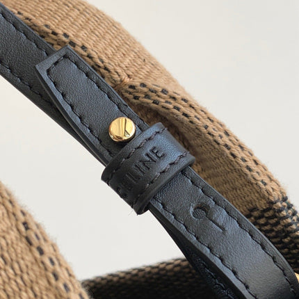 TRIOMPHE 26 FABRIC BLACK BROWN BAG