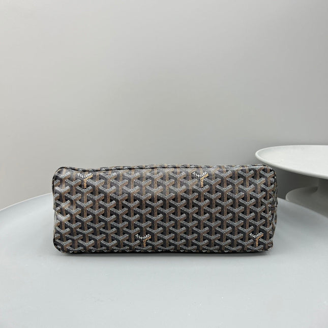 HOBO BOHÈME 34 IN BROWN GOYARDINE CANVAS AND CALFSKIN