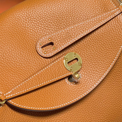 HM LINDY 26 BAG ORANGE CALFSKIN