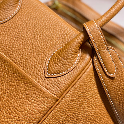 HM LINDY 30 BAG ORANGE CALFSKIN