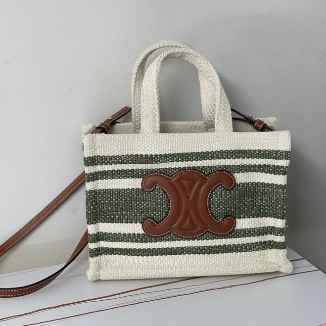 TRIOMPHE 29 FABRIC WHITE BLACK WITH BROWN LOGO