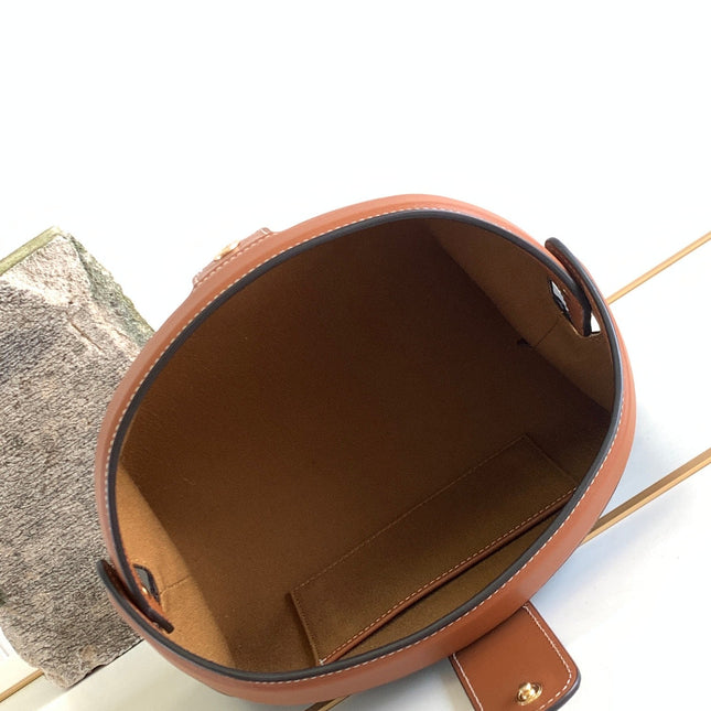 TRIOMPHE 24 BLACK PATTERN PRINTED CALFSKIN