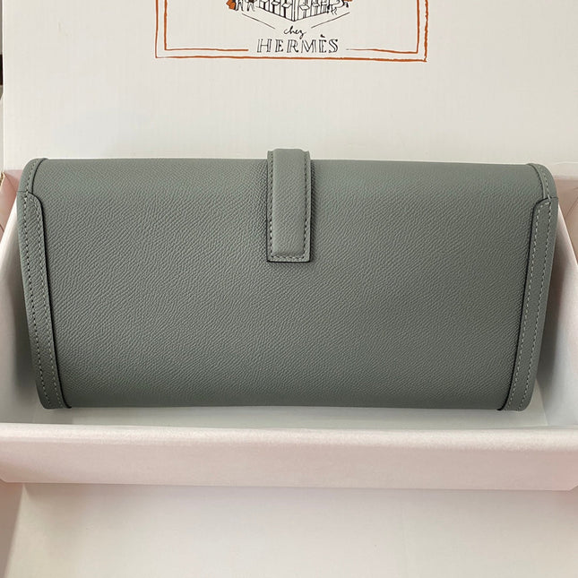 JIGE WALLET 29 IN ALMOND GREEN EPSON LEATHER
