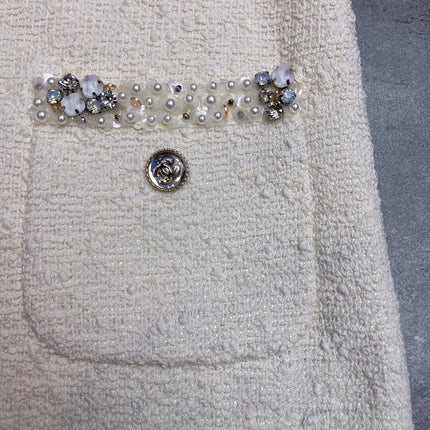 CHANEL 25S EMBELLISHED SHIFT DRESS 396