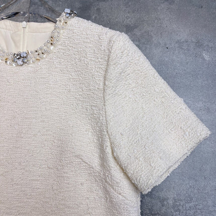 CHANEL 25S EMBELLISHED SHIFT DRESS 396