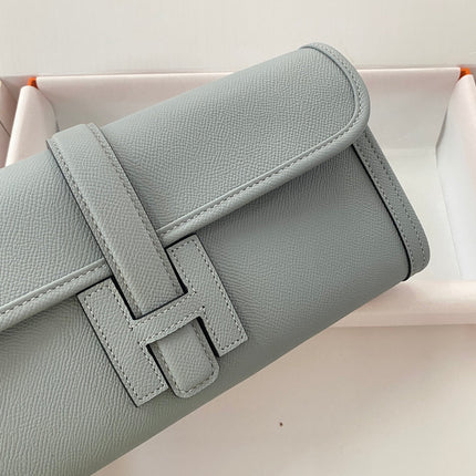 JIGE WALLET 29 IN ASH GRAY EPSON LEATHER