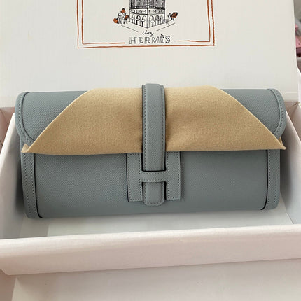 JIGE WALLET 29 IN ASH GRAY EPSON LEATHER