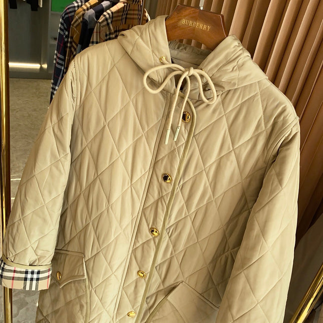 BURBERRY 25S LONG HOODED COAT 062
