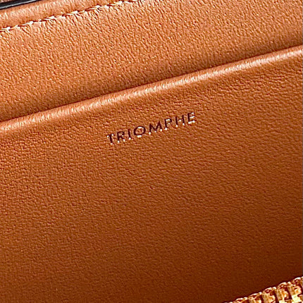 TRAPEZOID UNDERARM TRIPHOME 26 BLACK PATTERN CALFSKIN