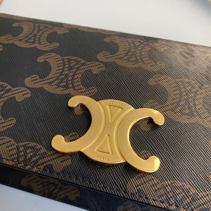 TRAPEZOID UNDERARM TRIPHOME 26 BLACK PATTERN CALFSKIN